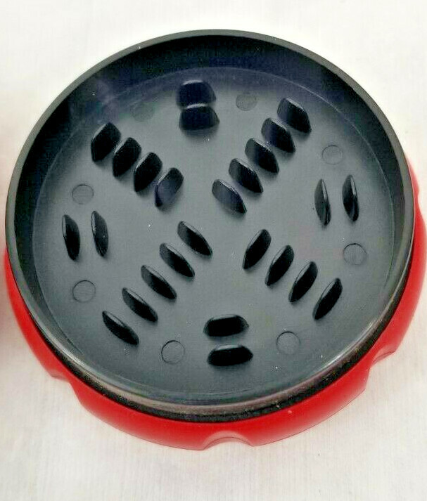 2-1/4’’ ACRYLIC 2 PIECES HERB GRINDER RED