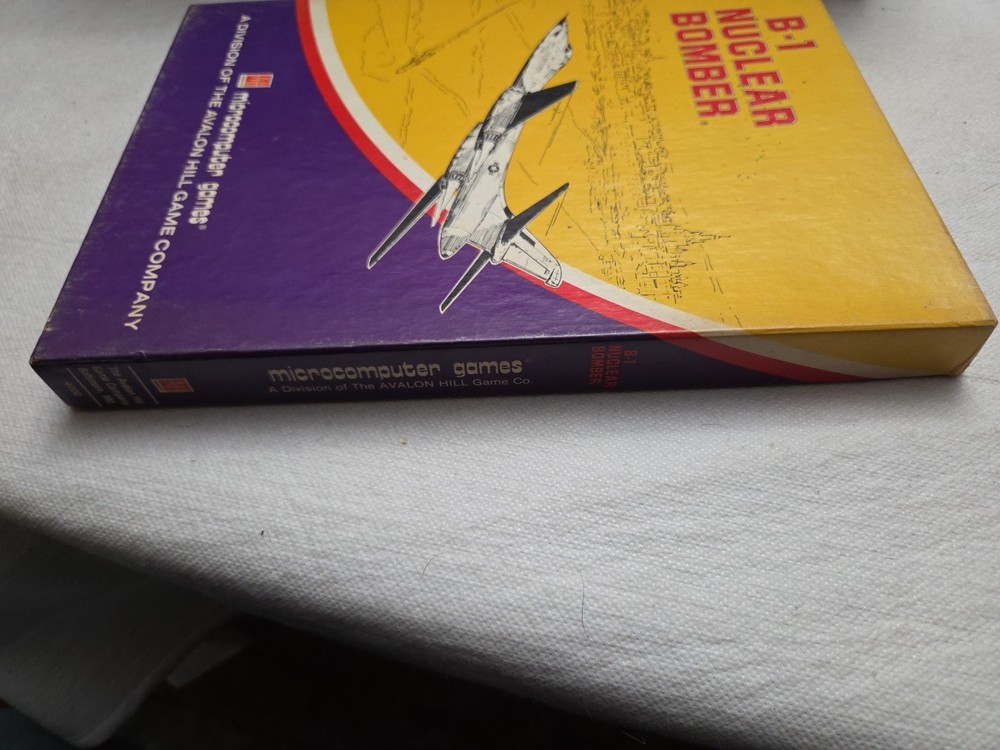 Avalon Hill B-1 Nuclear Bomber Cassette Microcomputer Game