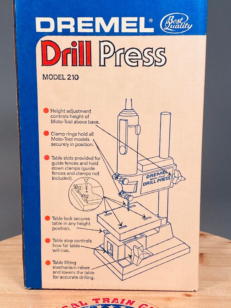 Dremel Model 210 Drill Press for Various Moto-Tools Drilling, Routing & Grooving