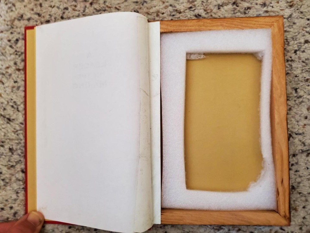 Attractive SECRET COMPARTMENT BOOK--Stash Secret Notes, Valuables, Etc... Safely