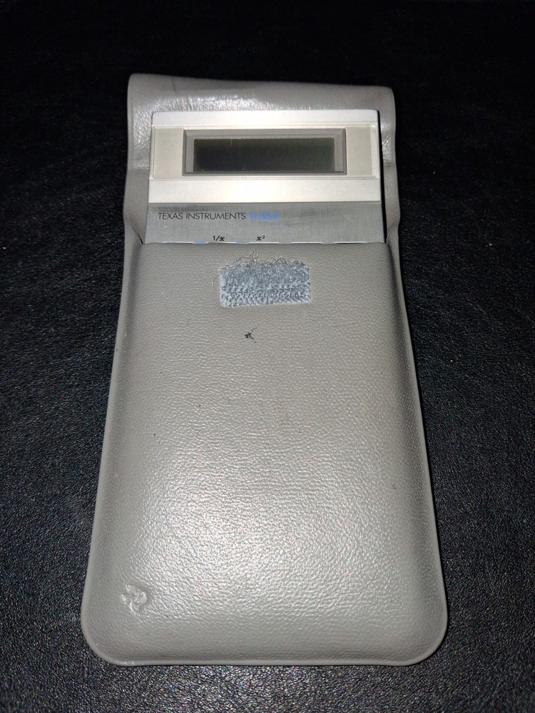 Texas Instruments TI-55 II Programmable Calculator – Works With Case And Manual