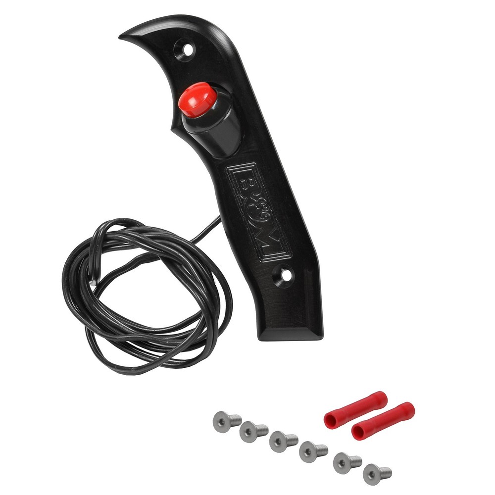 B&M 81063BM Magnum Grip Side Plate with 12V Button