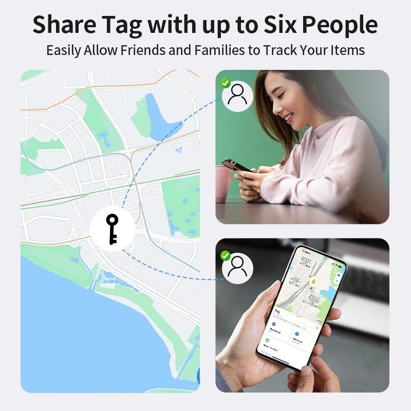 Mini Smart Tag Bluetooth Finder for Luggage Tracker Works.