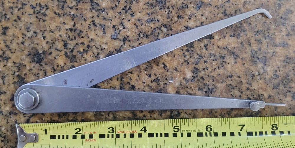 🗽 VINTAGE LUFKIN RULE 14" ID/ OD CALIPER DIVIDER