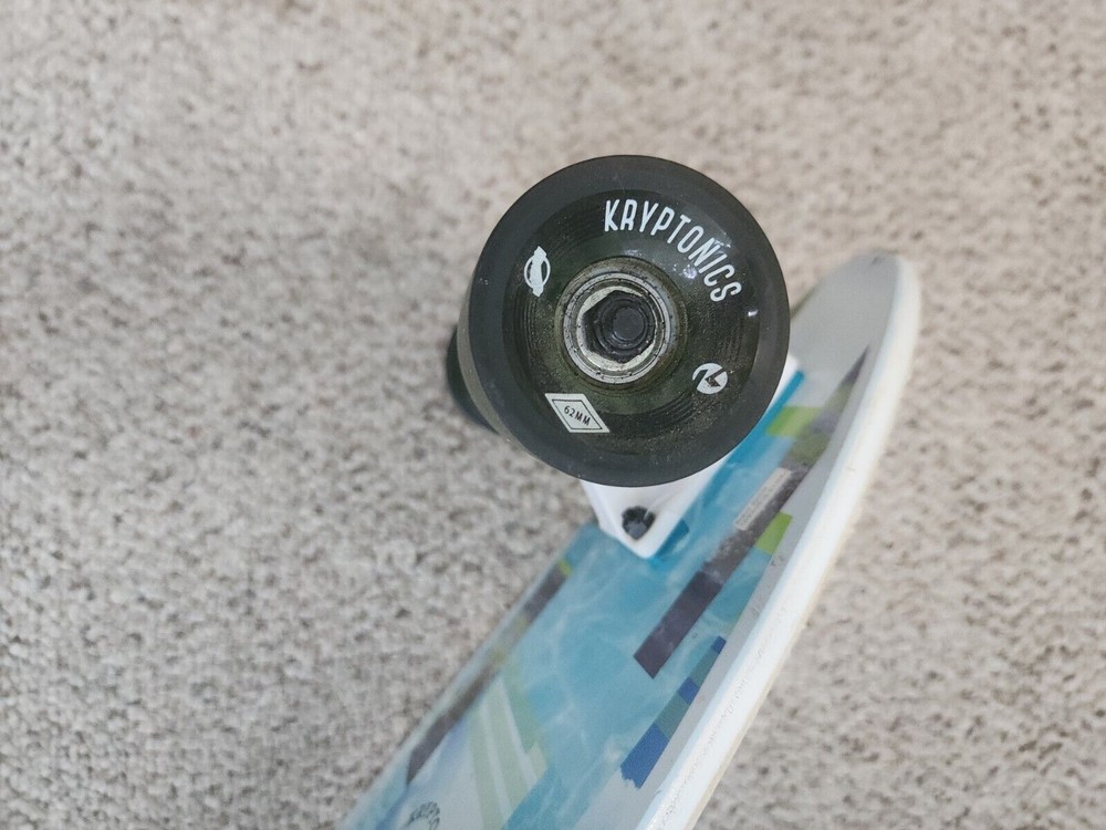 Kryptonics longboard skateboard Blue Sky California