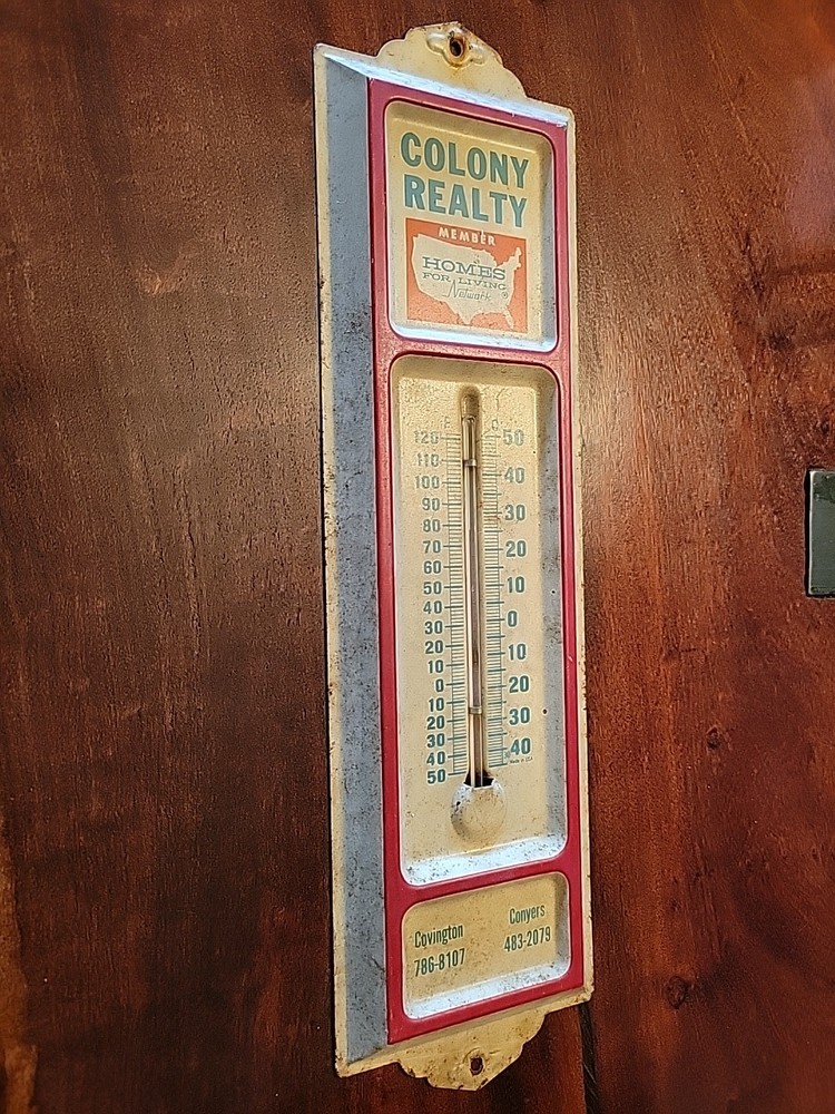Colony Realty Advertising Thermometer
