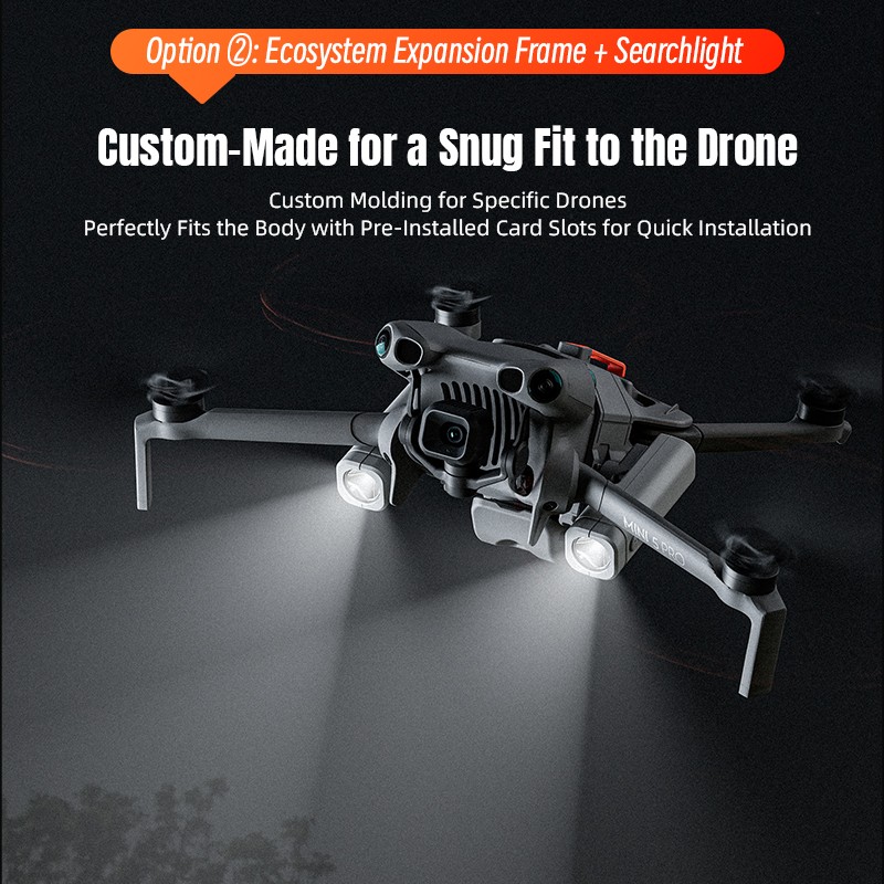 For DJI Mini 5 Pro Drone Night Flight Light Spotlight Beam Propeller Assembly