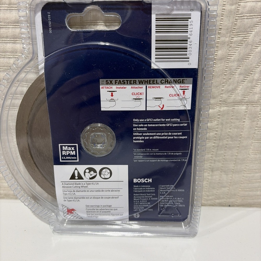 Bosch DBX4543S Diamond Continuous Rim Blade Ceramic,Slate