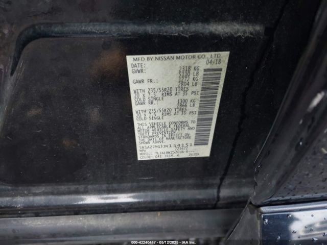 MURANO 2018 Glove Box 4691085
