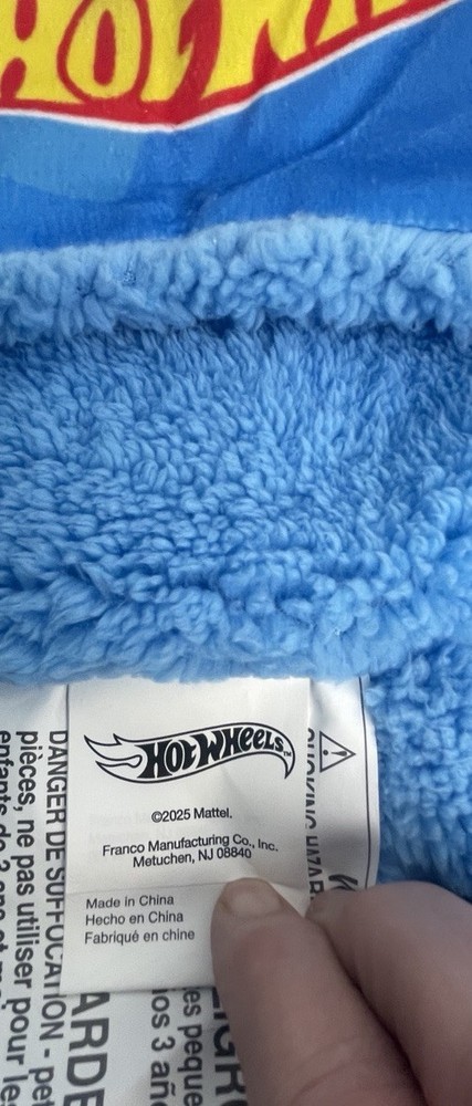 Hot Wheels Hooded Snuggle Wrap