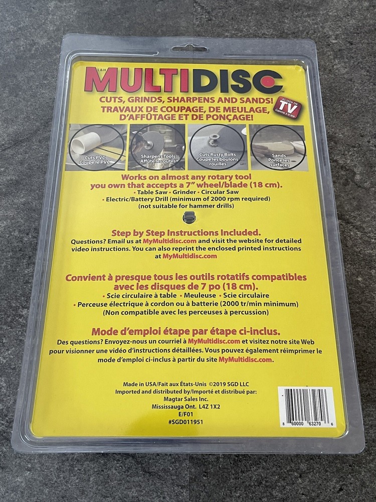Multi-Disc Sanding Discs | As Seen on TV | 2 Discs per Pack