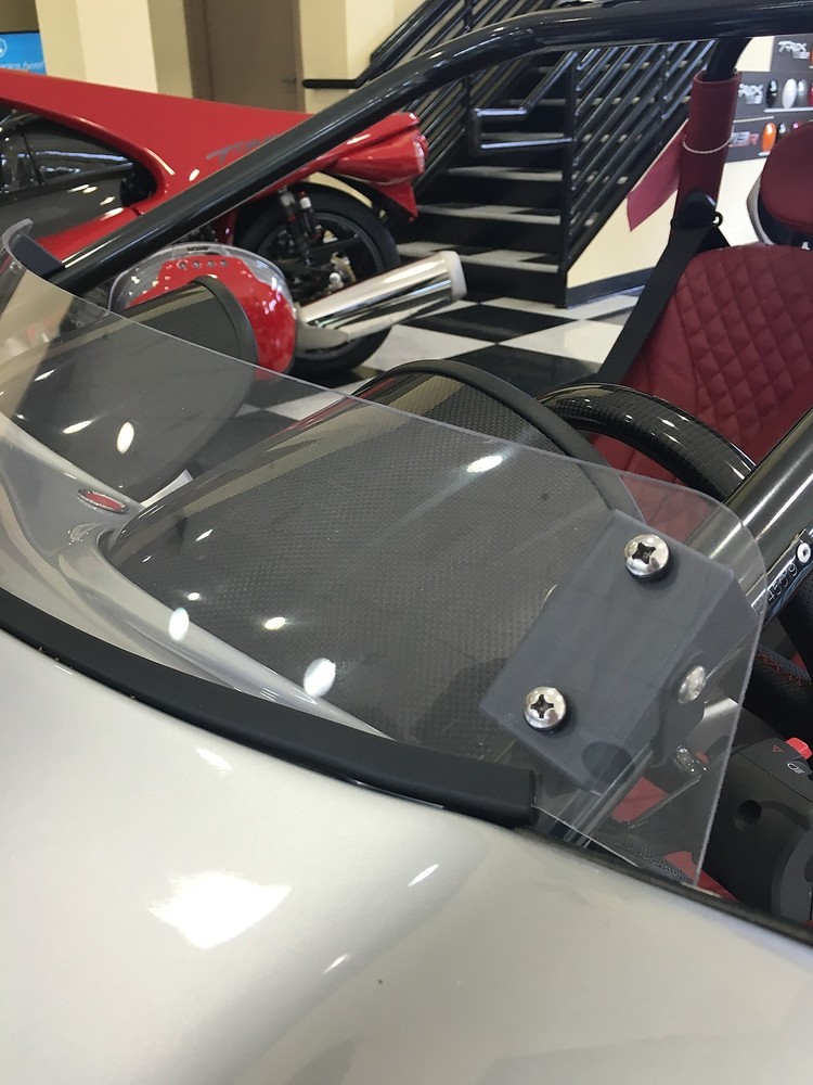 Clear Short Replacement Campagna T-Rex Wind Deflector - Fits All Years