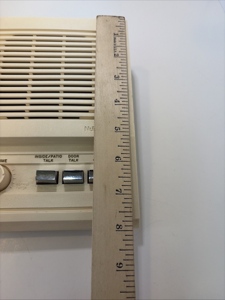 Nutone Bisque music intercom wall remote Untested