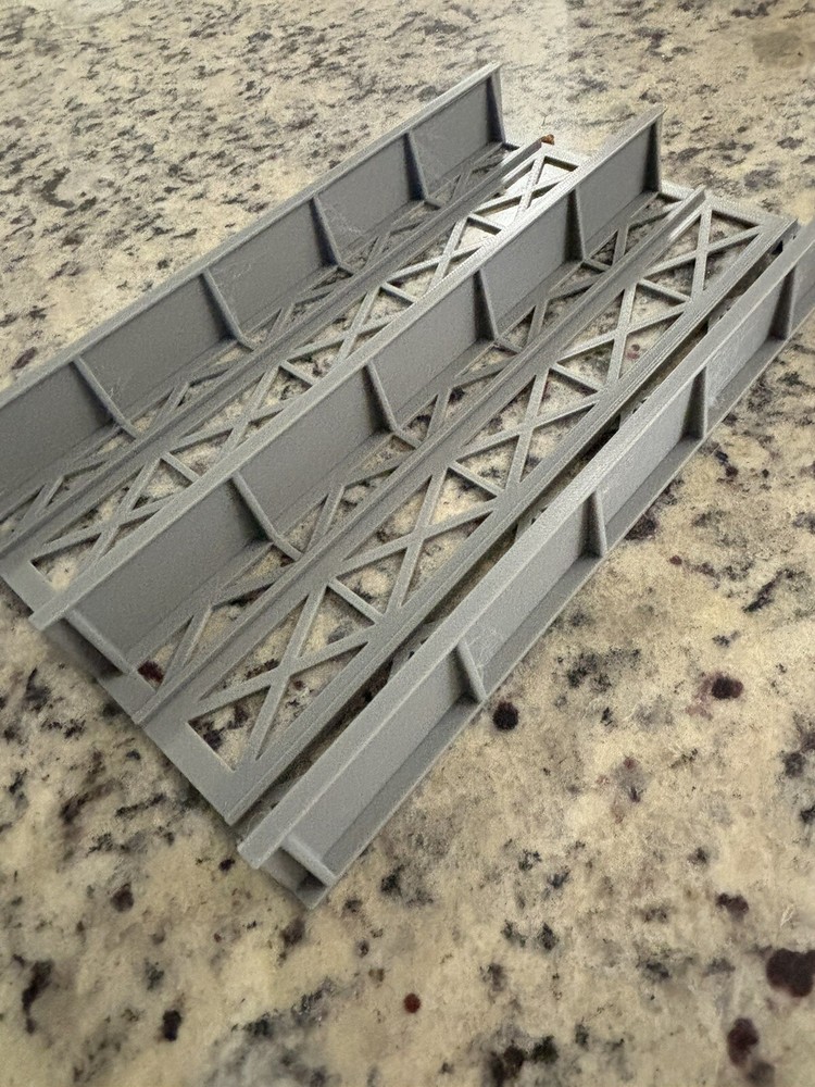 HO Scale Double Girder Bridge 9.25” Long