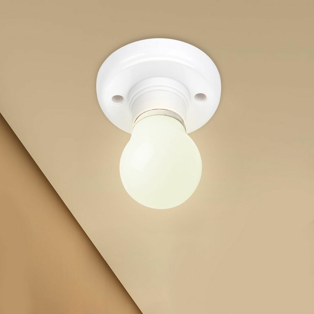 15Pcs Light Bulb Pendant Lamp Holder E27 Screw Cap Sockets Fixing Base Screw Cap