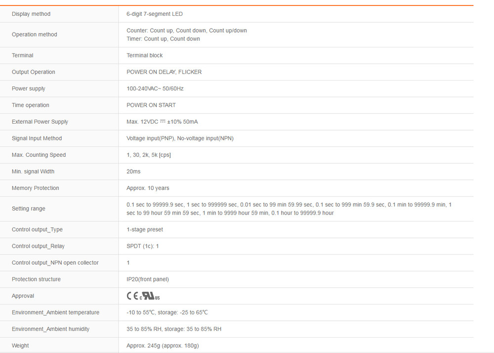 Autonics FX6M-1P4 Counters Standard Type New 1PCS ✦KD