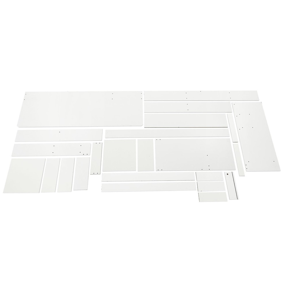 2 Drawers Home Office Desk, Modern Computer Desk, Rectangular Wood Office Desk