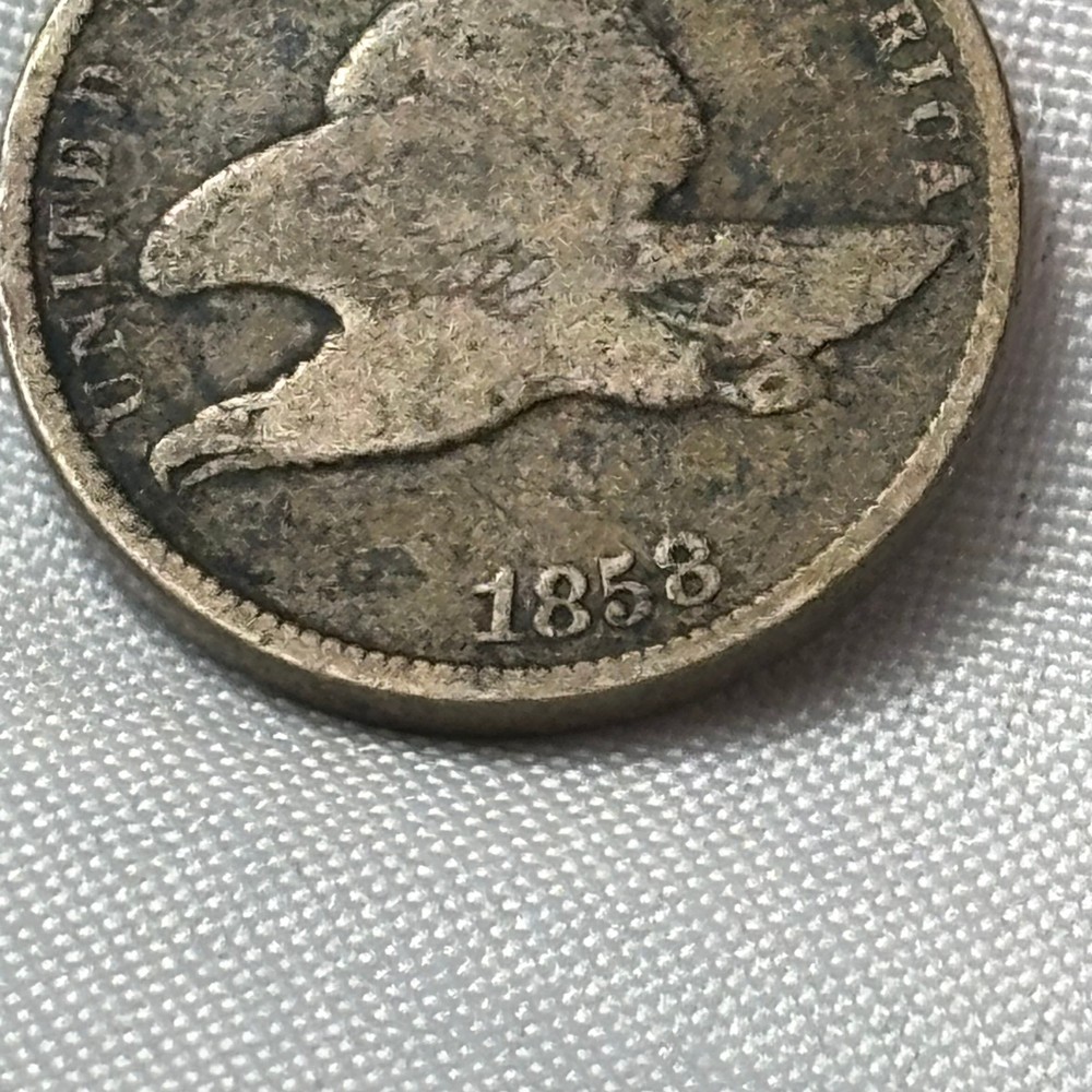 1858 Flying Eagle Small Letter