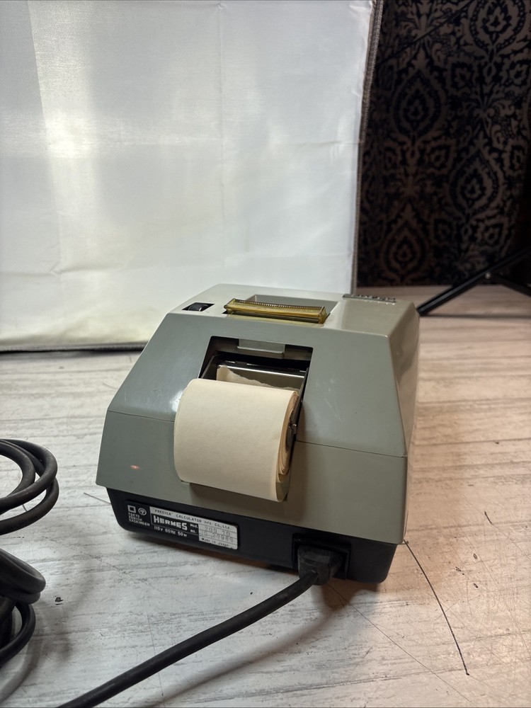 Hermes Precisa Adding Machine Green