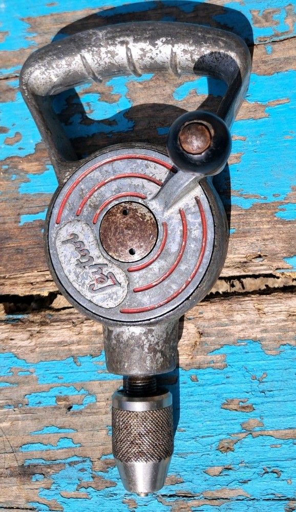 Vintage Leytool Hand Drill Made in England 1950s
