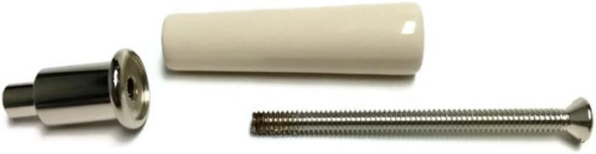 Vermont Castings Ceramic Fallaway Handle Assembly (White with Nickel White