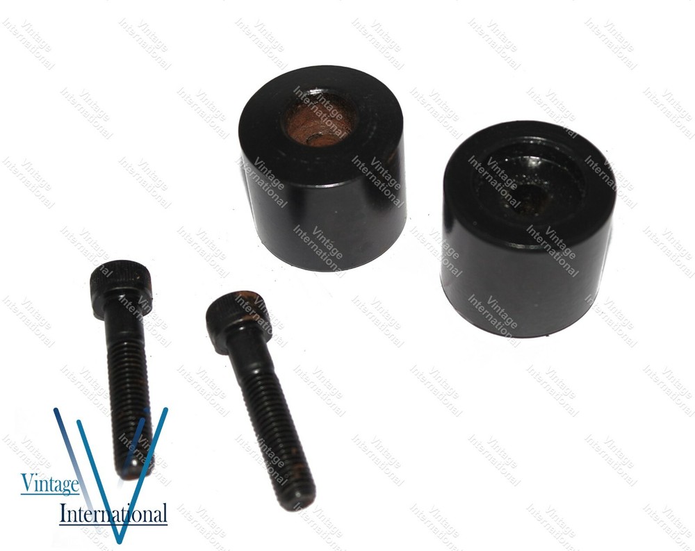 Black Handlebar End Weights For Royal Enfield Bullet