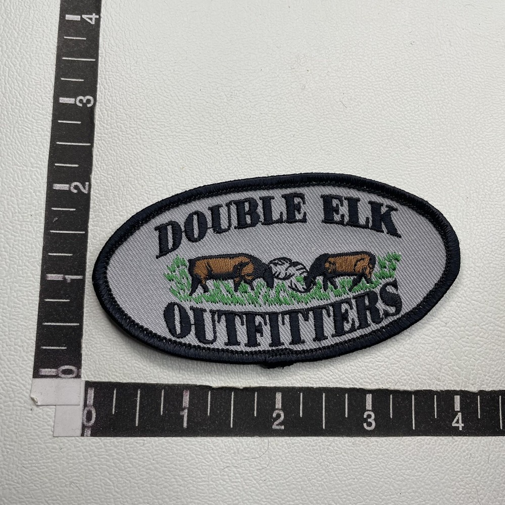 circa 1990s DOUBLE ELK OUTFITTERS Patch 19PD