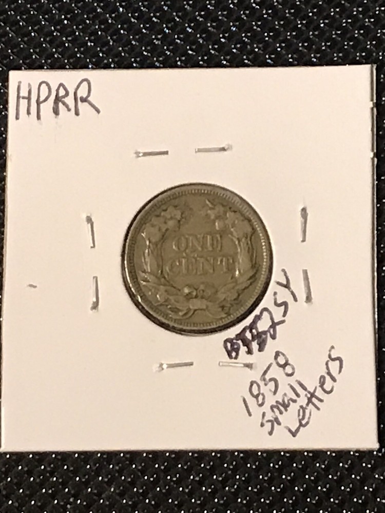 1858 Flying Eagle Cent (Small Letters) VF++