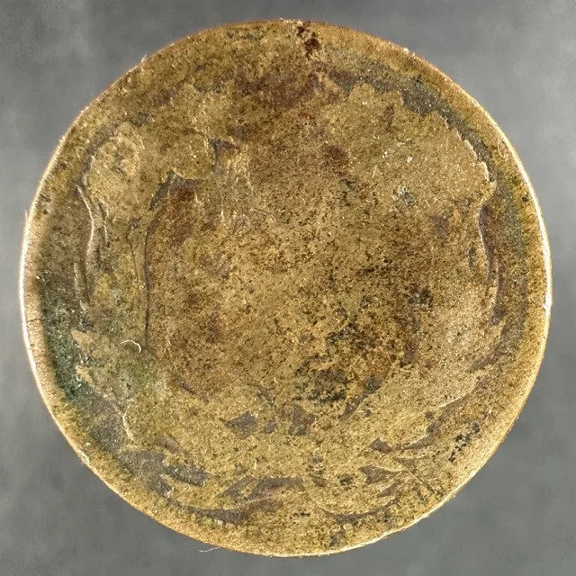 1857 Flying Eagle Cent 1C Well-Worn Detail