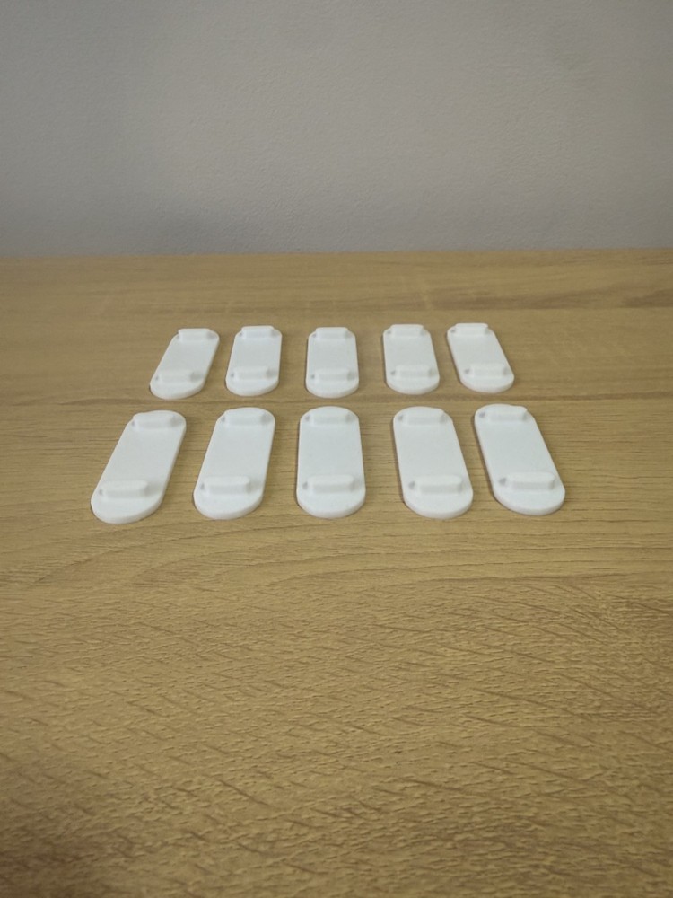 Pegboard Panel Connector Bridge Set (10 pack) - Skadis Compatible Organizer Clip