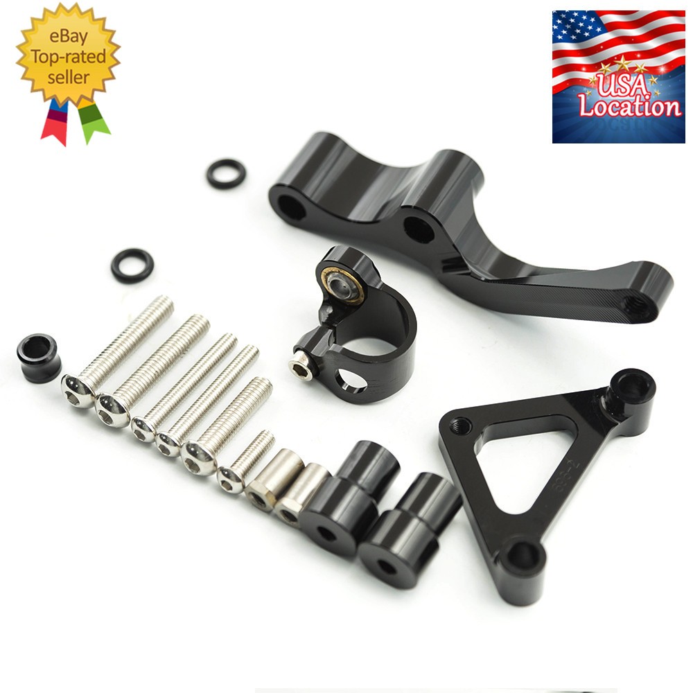 For Ducati Monster 696 Steering Damper Stabilizer with Bracket Mount Kit Holder