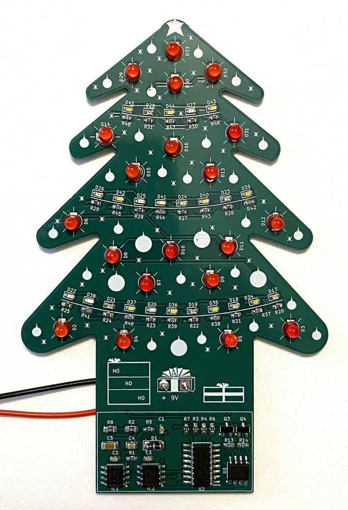 Practice Circuit Board SMD Soldering Kit - Christmas Tree