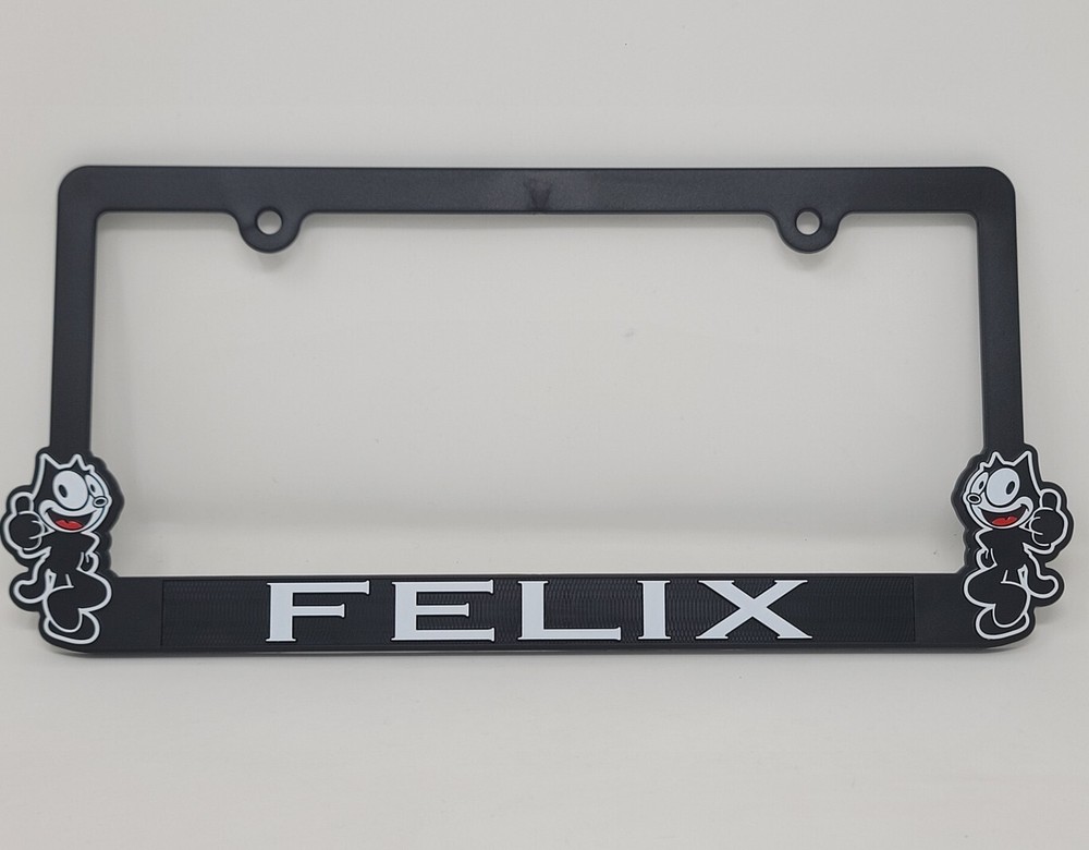 LICENSE PLATE FRAME with the Famous Cat