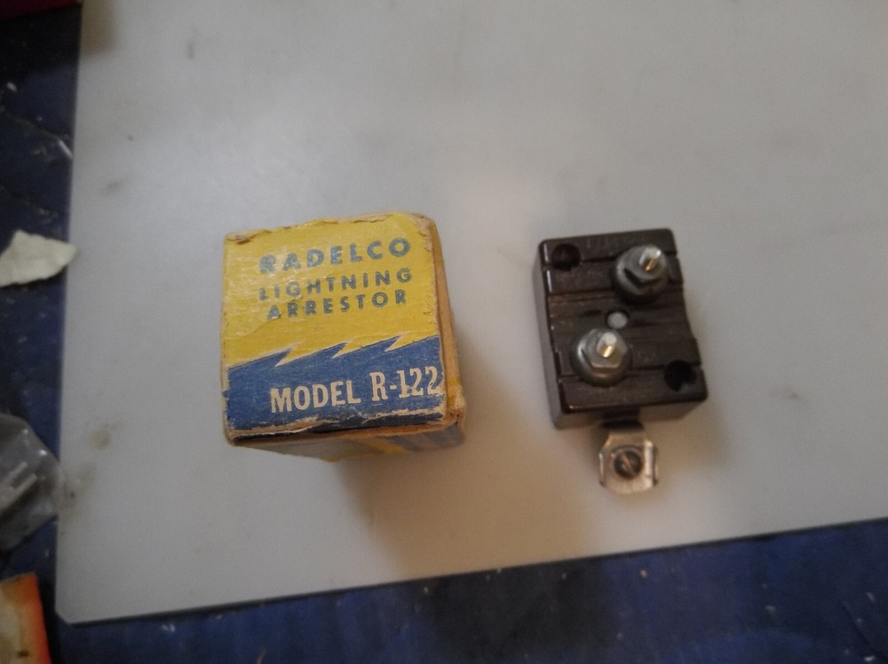 Vintage Radelco R-122 Lighting Arrestor