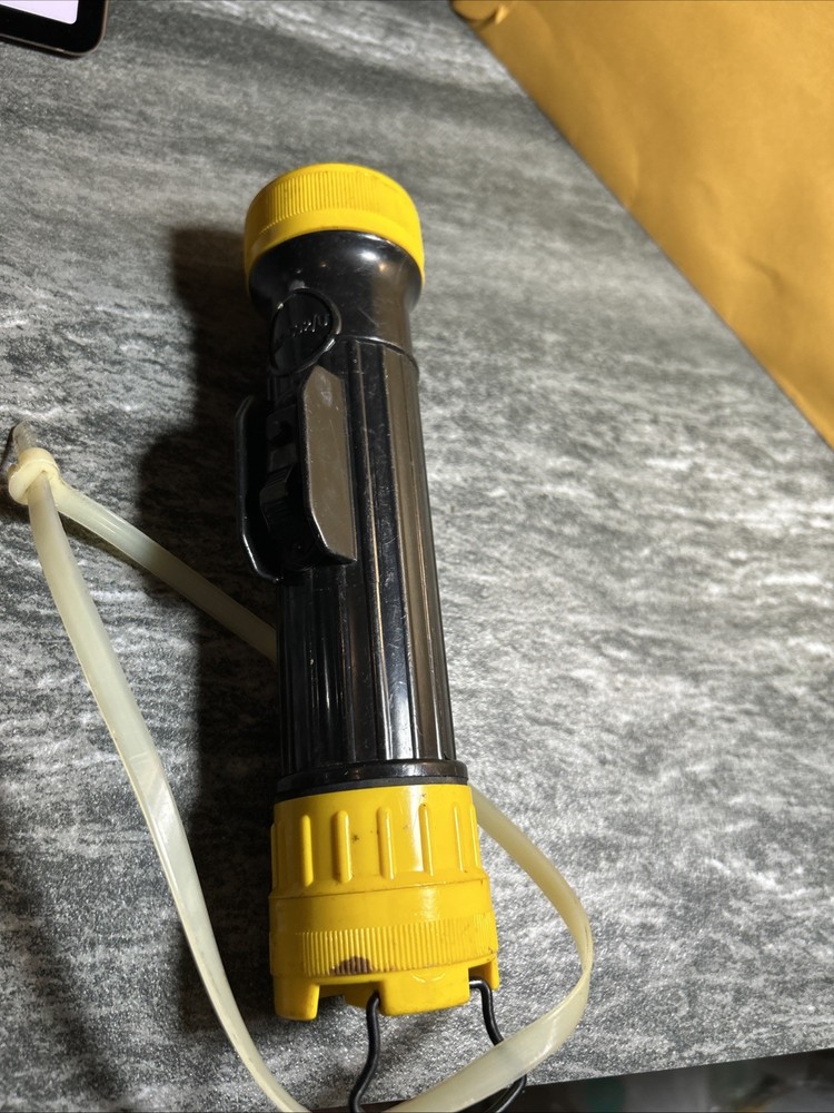Vintage U.S. Permissible Electric Mining Fulton  Flashlight Untested