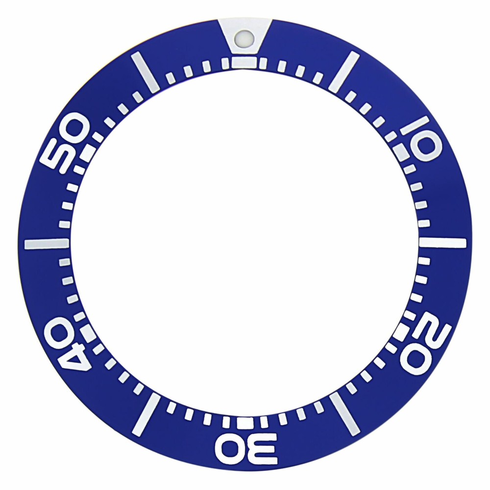 REPLACEMENT BEZEL INSERT BLUE FOR WATCH 38.50MM X 29MM