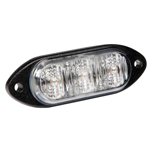 Grote 3.08" Bolt-On Mount Directional Low Profile Amber LED Strobe Light