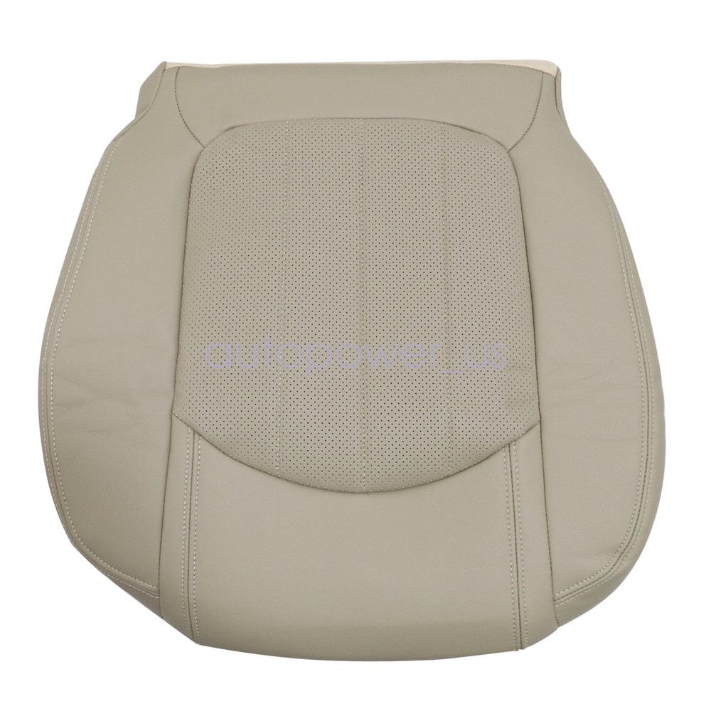 Fits 2008-2012 GMC Acadia Front Both Side Perforated Leather Seat Cover Tan 4PCS
