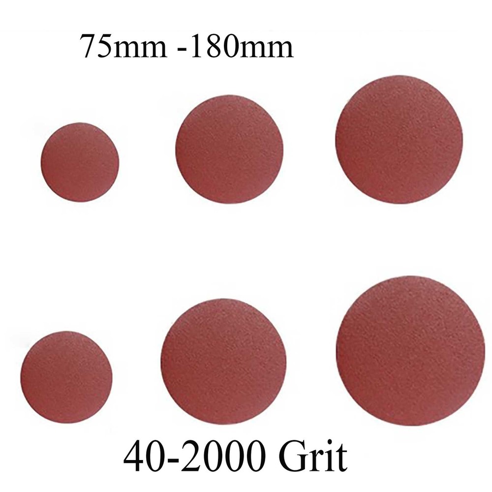 Hook And Loop Sanding Discs 6 Inch（150mm） Sandpaper 40 - 2000 Grit Sander Pads