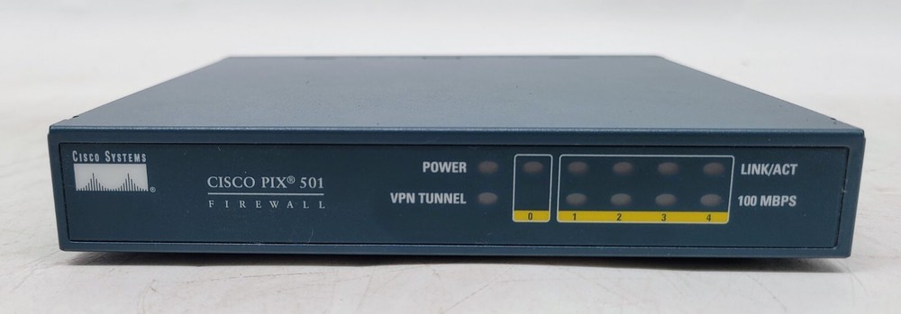 Cisco PIX-501 | 5-Port Firewall WITH POWER Adapter