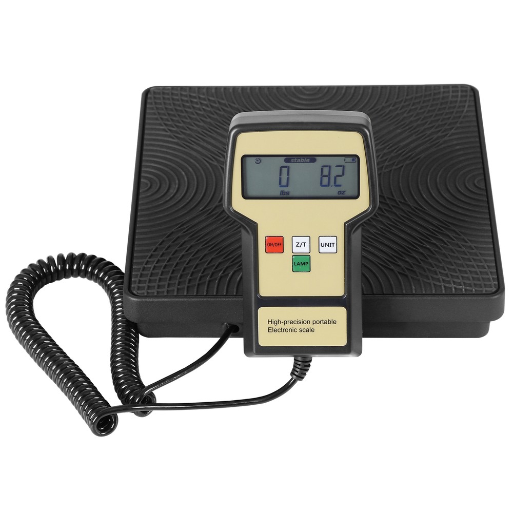 220LBS Electronic Digital Refrigerant Charging Weight Scale with Portable Case