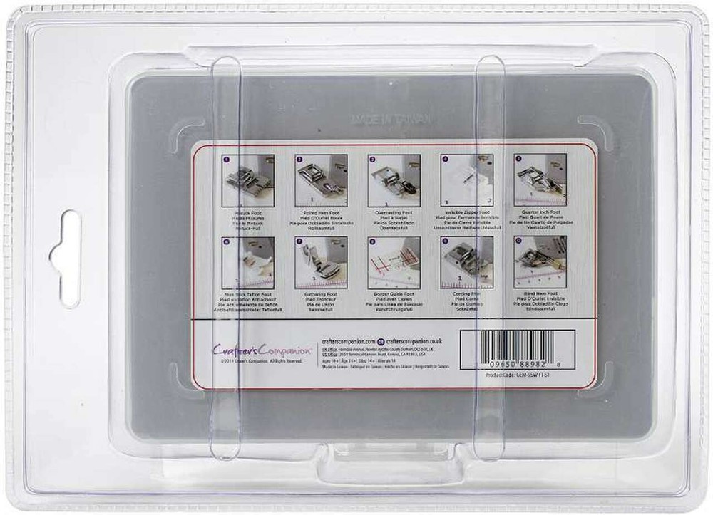 Gemini Sewing Machine Feet Set + DVD Bundle 652174 New