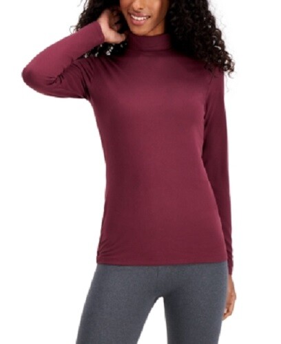 32 Degrees Women's Base Layer Mock Neck Top Fig