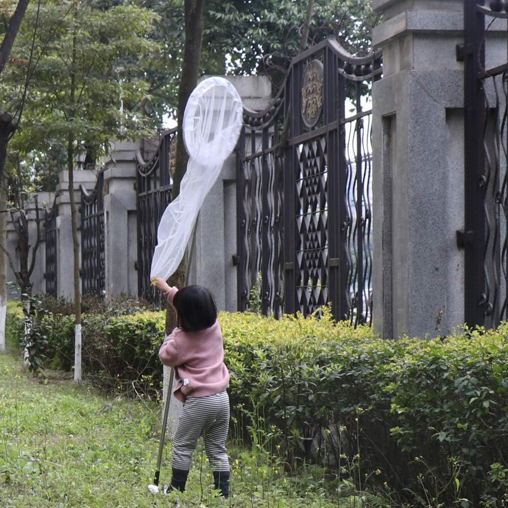 Insect and Butterfly Net, 14" Ring, 32" Net Depth, 59" Extendable Handle