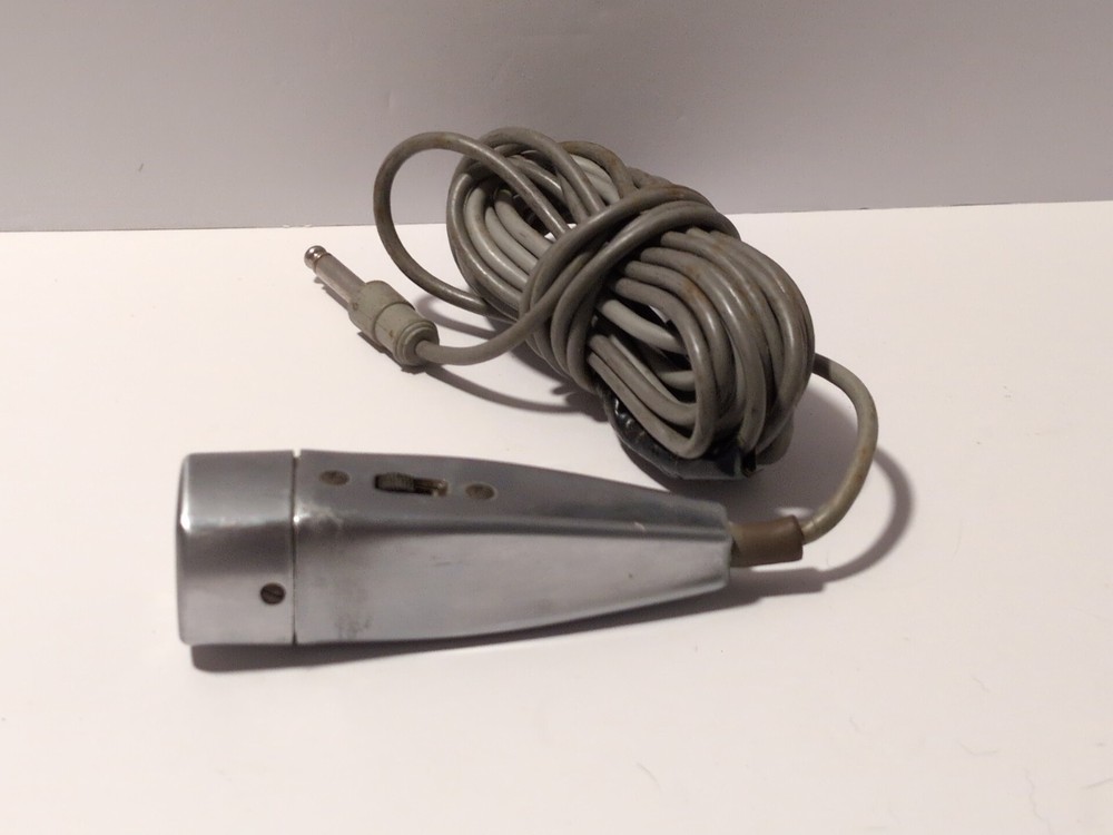 VINTAGE Square ASTATIC 332 HANDHELD MICROPHONE - Untested