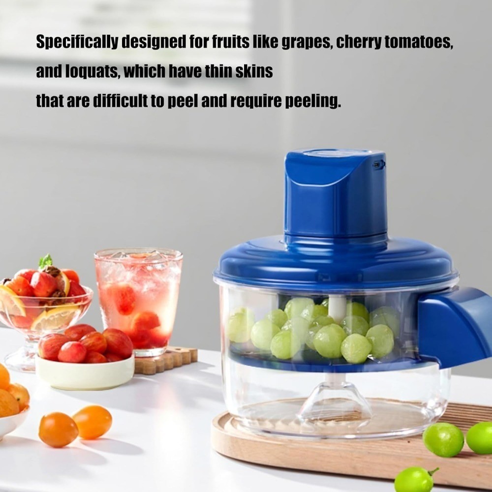 Electric Garlic Peeler Machine Automatic Cherry Tomato Peeling Fruit Skin Remove