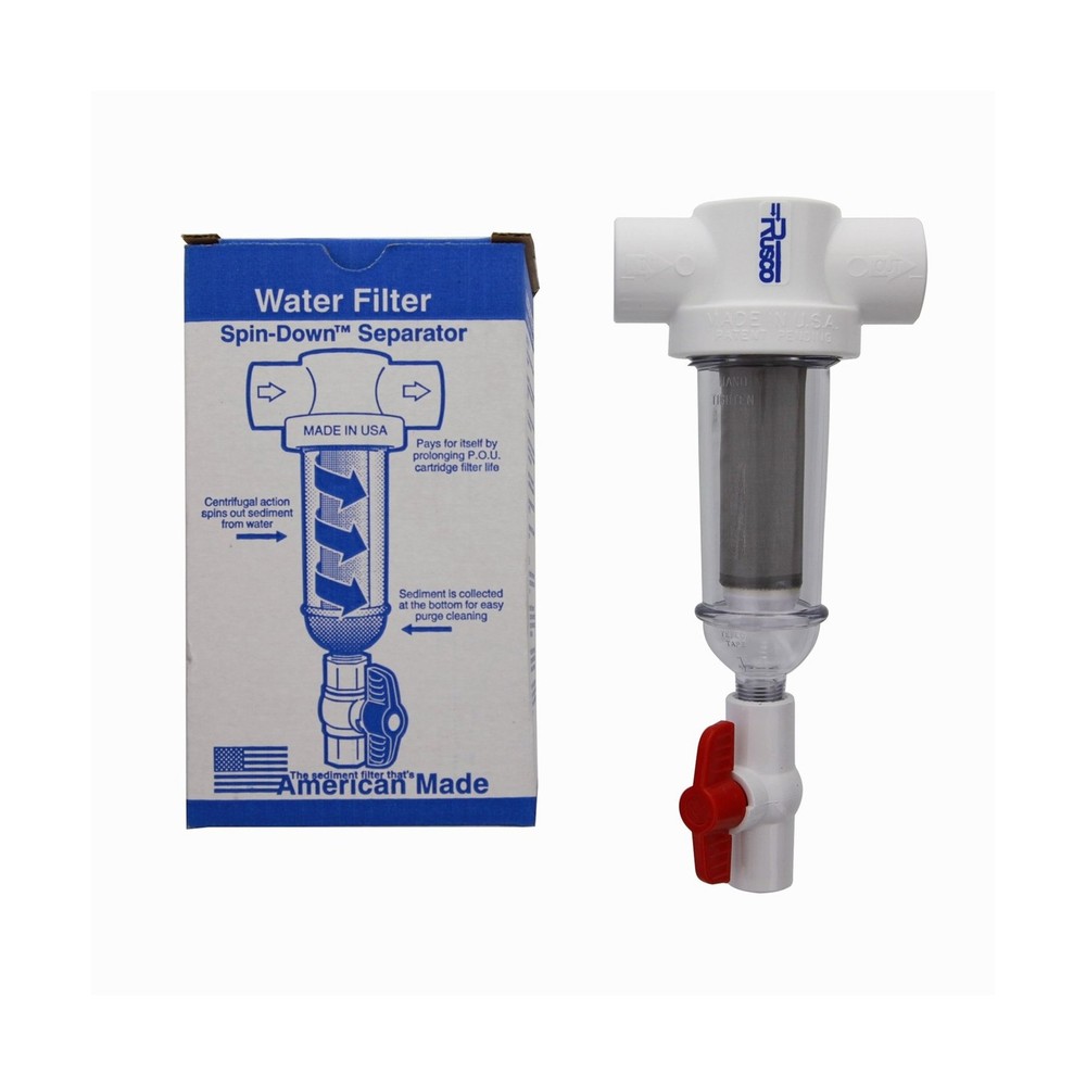 Rusco / Vu-Flow 1" 100 Mesh Stainless Screen Spin Down Filter