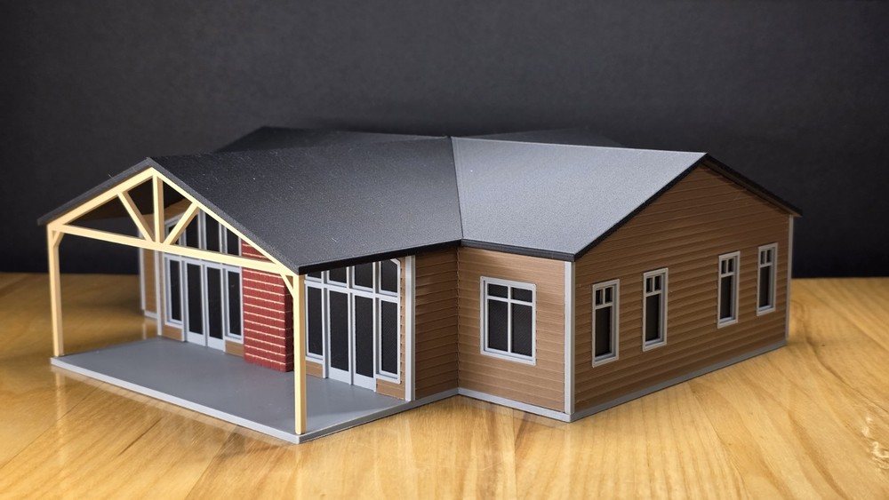 1/64 Scale House 3D Model
