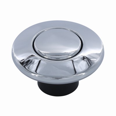 Garbage Disposal Replacement Air Switch Button, Top Mount, Chrome - 12065