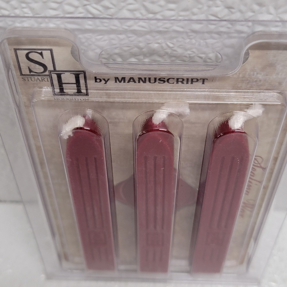 Ceramic Mini "E" Ceramic Mini Seal Stuart Houghton By Manuscript With Red Wax